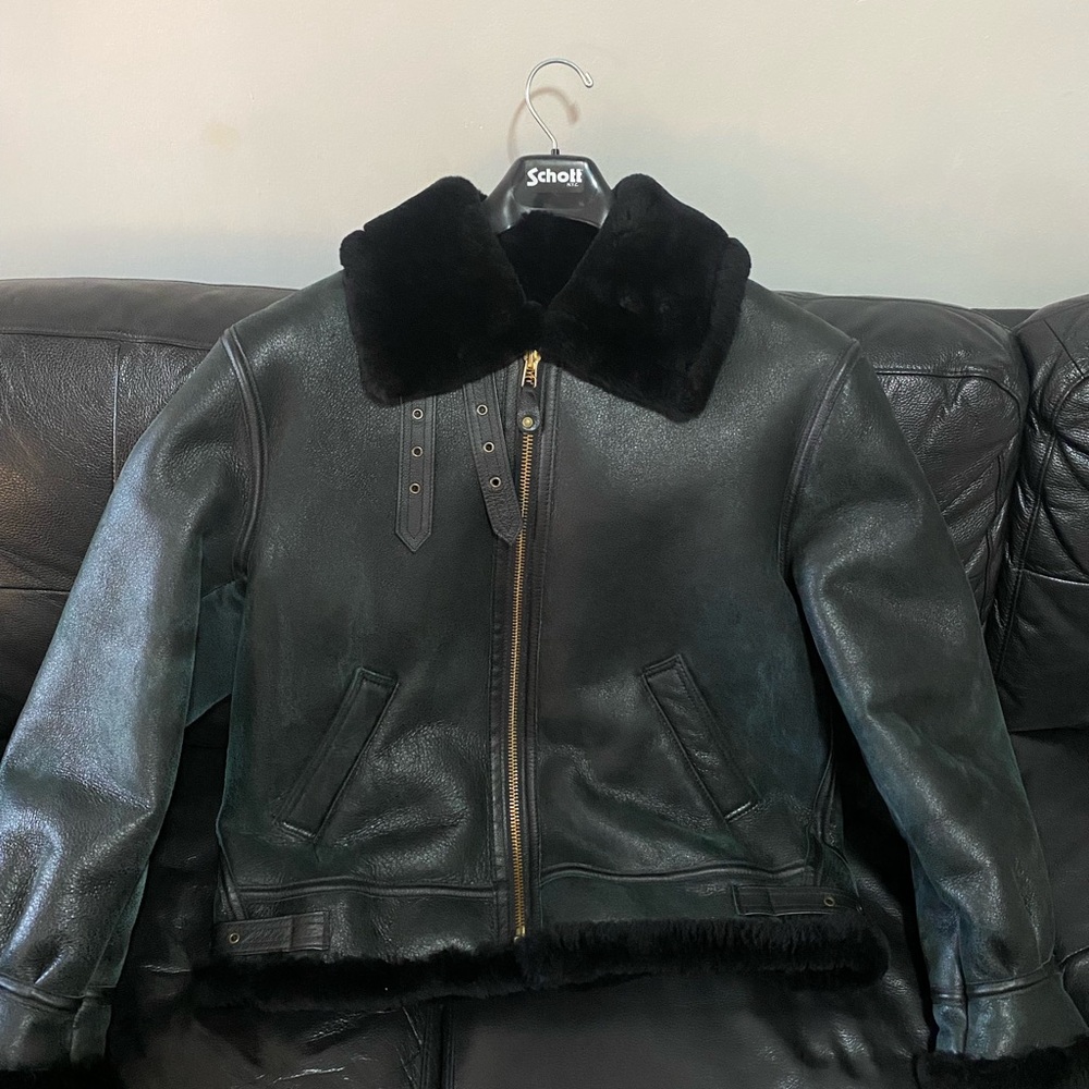 Schott Type B-3 Black Jacket